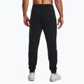 Штани для тренувань чоловічі Under Armour Essential Fleece Joggers black/white 3