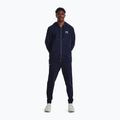 Кофта чоловіча Under Armour Essential Fleece FZ Hood midnight navy/white 2