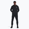 Кофта чоловіча Under Armour Essential Fleece Hoodie black/white 2