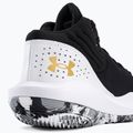 Кросівки для баскетболу чоловічі Under Armour Jet '21 black/white/metallic gold 8