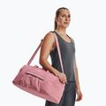 Жіноча тренувальна сумка Under Armour Favorite Duffle 30 л рожевий еліксир/біла 7