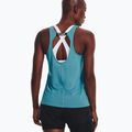 Майка для бігу жіночий Under Armour Fly By блакитна 1361394-433 4
