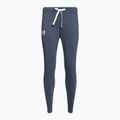 Шорти тренувальні жіночі Under Armour Rival Fleece Joggers  downpour gray/white/white 3
