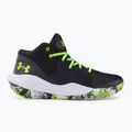 Кросівки для баскетболу чоловічі Under Armour Jet '21 black/white/lime surge 2