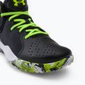 Кросівки для баскетболу чоловічі Under Armour Jet '21 black/white/lime surge 8