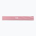 Пов'язка на голову жіноча Under Armour Play Up pink elixir/white 2