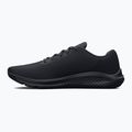 Кросівки для бігу жіночі Under Armour Charged Pursuit 3 black/black/metallic silver 9