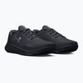 Кросівки для бігу жіночі Under Armour Charged Pursuit 3 black/black/metallic silver 10