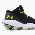 Кросівки для баскетболу дитячі Under Armour GS Jet '21 чорно-зелені 3024794 9