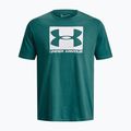 Футболка чоловіча Under Armour Boxed Sportstyle coastal teal/white 4