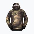 Кофта сноубордична чоловіча Volcom Hydro Riding Hoodie зелено-коричнева G4152303