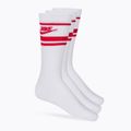 Шкарпетки тренувальні Nike Sportswear Everyday Essential біло-червоні DX5089-102