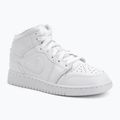 Дитячі кросівки Nike Jordan 1 Mid white/white/white