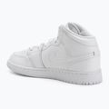Кросівки Nike Jordan 1 Mid white/white/white 3