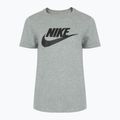 Футболка жіноча Nike Sportswear Club Essentials Logo dark grey heather/black 5