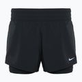 Шорти для бігу жіночі Nike One Dri-FIT 2IN1 black / reflective silver