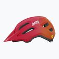 Шолом велосипедний дитячий Giro Fixture II Integrated MIPS matte red fade 2