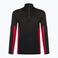 Чоловіча термоактивна кофта Smartwool Merino Sport 1/4 Zip black/rythmic red