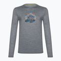 Футболка трекінгова чоловіча Smartwool Snowcat Trek Graphic Tee світло-сіра SW016683545 3