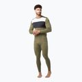 Термокофта чоловіча Smartwool Classic Thermal Merino Base Layer Colorblock Crew Boxed зелена SW016354K66 5