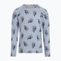 Кофта термоактивна дитяча Icebreaker Merino 200 Oasis Crewe Bear Tour Zinc Blue/Aop