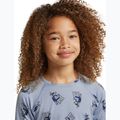 Кофта термоактивна дитяча Icebreaker Merino 200 Oasis Crewe Bear Tour Zinc Blue/Aop 7