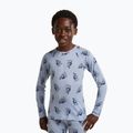 Кофта термоактивна дитяча Icebreaker Merino 200 Oasis Crewe Bear Tour Zinc Blue/Aop 8