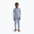 Кофта термоактивна дитяча Icebreaker Merino 200 Oasis Crewe Bear Tour Zinc Blue/Aop 9