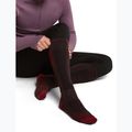 Шкарпетки лижні чоловічі icebreaker Merino Ski+ Medium OTC bittersweet/port/black 4