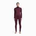 Штани термоактивні жіночі Icebreaker Merino 200 Oasis High Rise Leggins dark berry 2