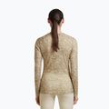 Лонгслів жіночий icebreaker Merino 200 Oasis Crewe Moss Bloom cumin/undyed/aop 3
