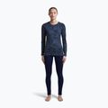 Лонгслів жіночий icebreaker Merino 200 Oasis Crewe Moss Bloom navy/dawn/aop 2
