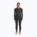 Кофта термоактивна жіноча Icebreaker Merino 260 Tech Vertex Crewe Black/Snow 2