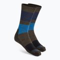 Шкарпетки для трекінгу Smartwool Everyday Blocked Stripe Crew зелено-блакитні SW001940D11