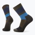 Шкарпетки для трекінгу Smartwool Everyday Blocked Stripe Crew зелено-блакитні SW001940D11 4