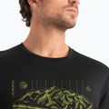 Чоловіча термоактивна кофта icebreaker Merino 150 Tech Lite II Tee Alps 3D black 3