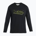 Чоловіча термоактивна кофта icebreaker Merino 150 Tech Lite II Tee Alps 3D black 5