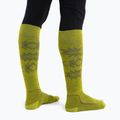 Шкарпетки лижні  чоловічі icebreaker Ski+ Light OTC Ski Heritage bio lime/loden 3