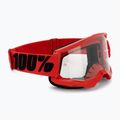 Маска велосипедна чоловіча 100% Strata 2 red/clear