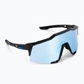 Окуляри велосипедні 100% Speedcraft matte black/hiper blue multilayer mirror 2