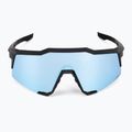 Окуляри велосипедні 100% Speedcraft matte black/hiper blue multilayer mirror 4