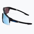 Окуляри велосипедні 100% Speedcraft matte black/hiper blue multilayer mirror 5