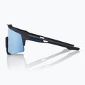 Окуляри велосипедні 100% Speedcraft matte black/hiper blue multilayer mirror 9