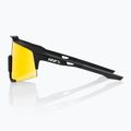 Окуляри велосипедні 100% Speedcraft soft tact black/hiper red multilayer mirror 9