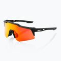 Окуляри сонцезахисні 100% Speedcraft XS soft tact black/hiper red multilayer mirror