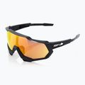 Окуляри велосипедні 100% Speedtrap soft tact black/hiper red multilayer mirror 7