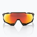 Окуляри велосипедні 100% Speedtrap soft tact black/hiper red multilayer mirror 8