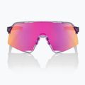 Окуляри сонцезахисні 100% S3 polished translucent/purple multilayer mirror 3