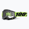 Окуляри велосипедні 100% Accuri 2 OTG neon yellow/clear