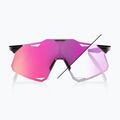Окуляри сонцезахисні 100% Hypercraft gloss black/photochromic purple mirror 7